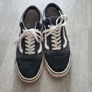 Black Vans 8.5 men's